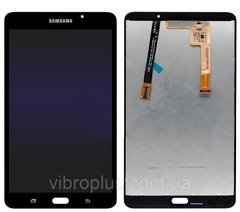 Дисплей (экран) 7” Samsung T280 Galaxy Tab A (WI-FI version) с тачскрином в сборе, черный