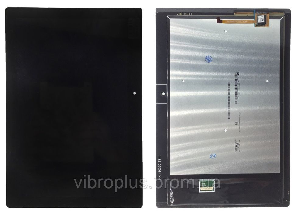 Дисплей (экран) 10.1” Lenovo Tab 3 Business X70L с тачскрином в сборе, черный
