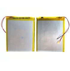 Универсальная аккумуляторная батарея (АКБ) 2pin, 107 x 88 x 2.5 мм (1078825), 3500 mAh