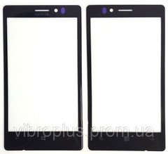 Скло екрану (Glass) Nokia Lumia 925, чорний