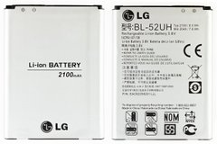 Акумуляторна батарея (АКБ) LG BL-52UH для LG D280, D285, D320, D321, D325, H420, H422, MS323, 2100 mAh