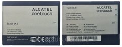 Акумуляторна батарея (АКБ) Alcatel TLi014A1, TLi014A2 для One Touch 4005D Glory 2, 1400 mAh