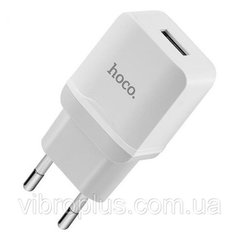 Мережевий зарядний пристрій Hoco C22A, білий