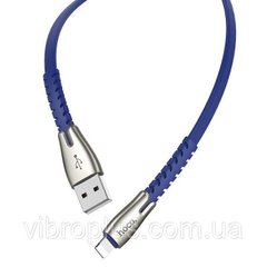 USB-кабель Hoco U58 Core Lightning, синій