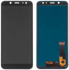 Дисплей (екран) Samsung A600, A600F Galaxy A6 (2018) TFT з тачскріном, чорний