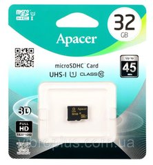 Карта пам'яті micro-SD 32Gb Apacer class 10