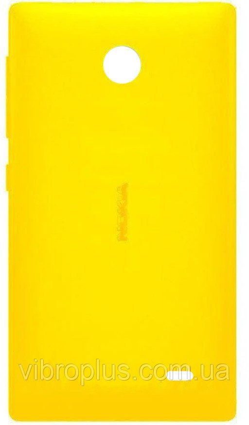 Задняя крышка Nokia X Dual Sim (RM-980), жёлтая