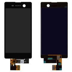 Дисплей (екран) Sony E5603 Xperia M5 Dual, E5606, E5633 з тачскріном в зборі ORIG, чорний