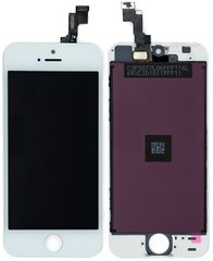 Дисплей (экран) Apple iPhone 5S, SE с тачскрином и рамкой в сборе Original, белый