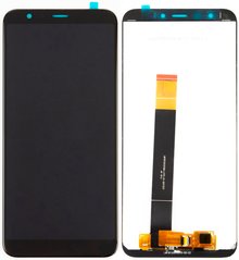 Дисплей (екран) Meizu M8c (M810, M810H, M810L), M8c Lite (M809, M809L) з тачскріном в зборі, чорний