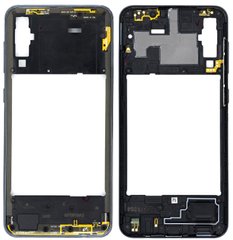Середня частина корпусу для Samsung A505 Galaxy A50, A505F/DS, A505FM/DS, чорна