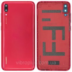 Задняя крышка Huawei Y7 Prime 2019 DUB-LX1, Y7 Prime (2019) DUB-LX3, красная