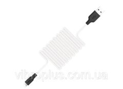 USB-кабель Hoco X21 Lightning, черно-белый