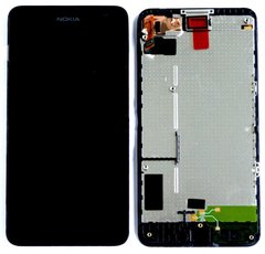 Дисплей (экран) Nokia Lumia 930 с тачскрином и рамкой в сборе, ORIG черный