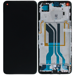 Дисплей Realme GT Neo 2 RMX3370 Amoled з тачскріном і рамкою ORIG, чорний