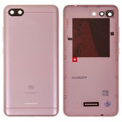 Задняя крышка Xiaomi Redmi 6A (Global Version) на две Sim-карты, розовая