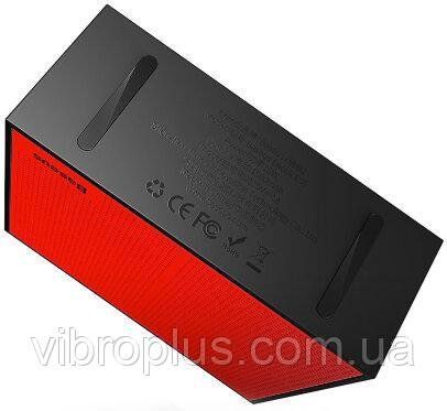 Bluetooth акустика Baseus Encok Music-cube Wireless Speaker E05, червоний-чорний