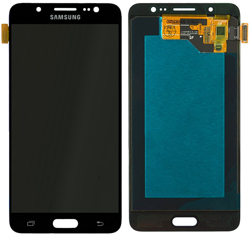 Дисплей (екран) Samsung J510F, J510H, J510FN, J510Y, J510G, J510M Galaxy J5 2016 OLED з тачскріном в зборі, чорний