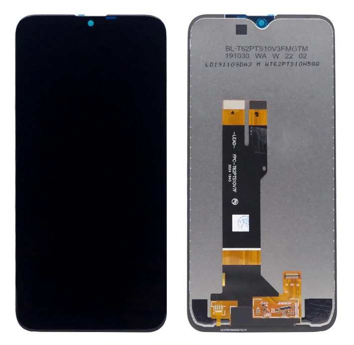 Дисплей Nokia 2.3 TA-1214, TA-1211, TA-1209, TA-1206 с тачскрином, черный