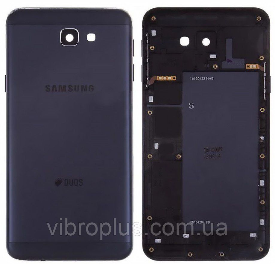 Задня кришка Samsung G570 Galaxy J5 Prime G570Y, G570F, G570DS, чорна