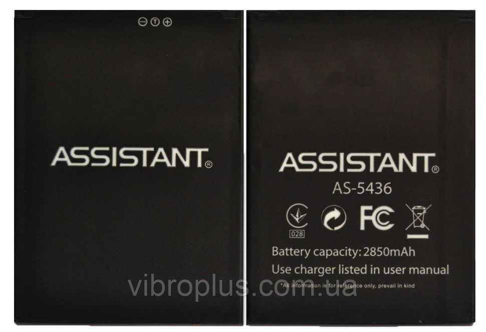 Акумуляторна батарея (АКБ) Assistant AS-5436, 2850mAh