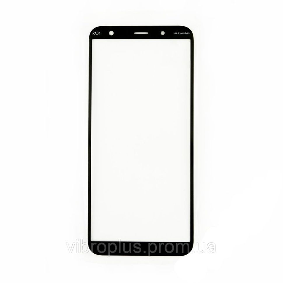 Стекло экрана (Glass) Samsung J600F Galaxy J6 (2018), черный