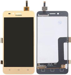 Дисплей (экран) Huawei Y3 II (4G-version) LUA-L21 с тачскрином в сборе, золотистый