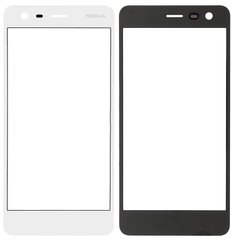 Стекло экрана (Glass) Nokia 2 Dual Sim (TA-1029, TA-1035), белый