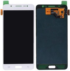Дисплей (екран) Samsung J510F, J510H, J510G, J510FN Galaxy J5 2016 AMOLED з тачскріном в зборі ORIG, білий