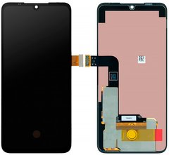 Дисплей (екран) LG G8x ThinQ G850UM, LMG850EMW, LM-G850, LG V50S ThinQ 5G V510N, LM-V510N з тачскріном в зборі, чорний