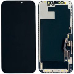 Дисплей (екран) Apple iPhone 12, 12 Pro з тачскріном і рамкою в зборі (Original China), чорний