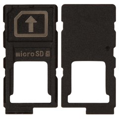 Лоток для Sony E6603 Xperia Z5, E6653, E6553 Xperia Z3 Plus, Xperia Z4 держатель для SIM-карты и карты памяти, черный