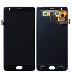 Дисплей (экран) OnePlus 3 (A3003), 3T (A3010) AMOLED с тачскрином в сборе ORIG, черный