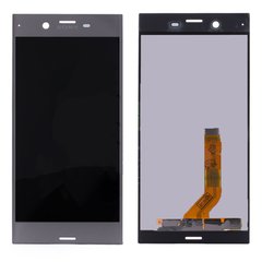 Дисплей (экран) Sony F8331, F8332 Xperia XZ с тачскрином в сборе, серый