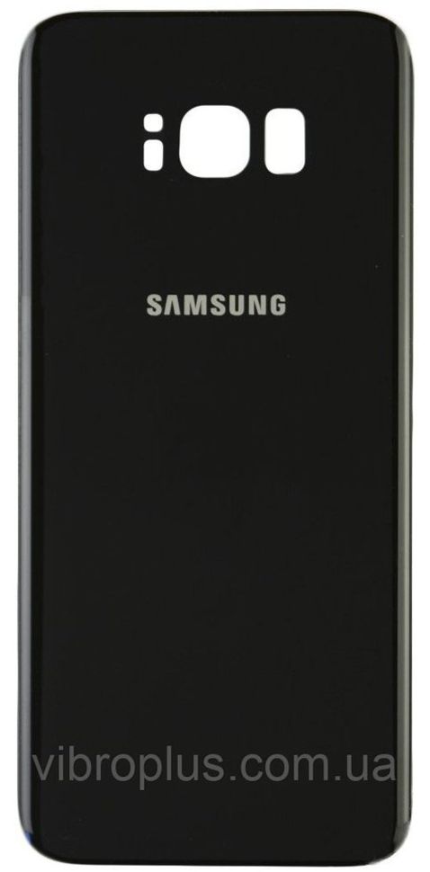 Задня кришка Samsung G955 Galaxy S8 Plus, чорна
