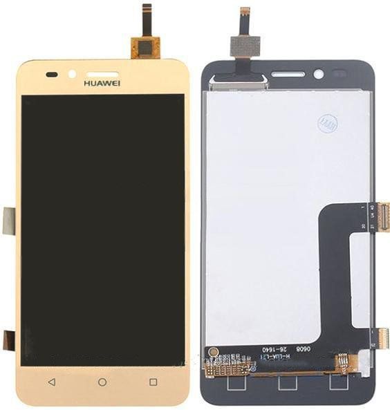Дисплей (екран) Huawei Y3 II (4G-version) LUA-L21 з тачскріном в зборі, золотистий