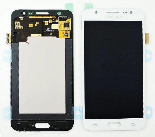 Дисплей (экран) Samsung J500H, J5000F, J500Y, J500M, J500G, J500DS Galaxy J5 AMOLED с тачскрином в сборе ORIG, белый