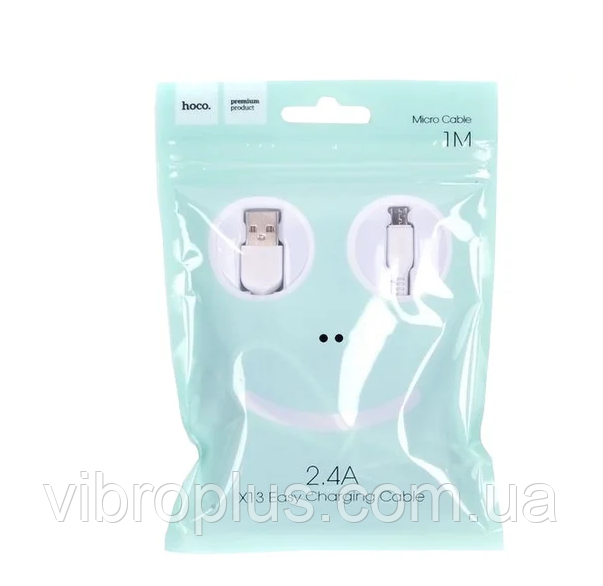 USB-кабель Hoco X13 Easy Micro USB, белый