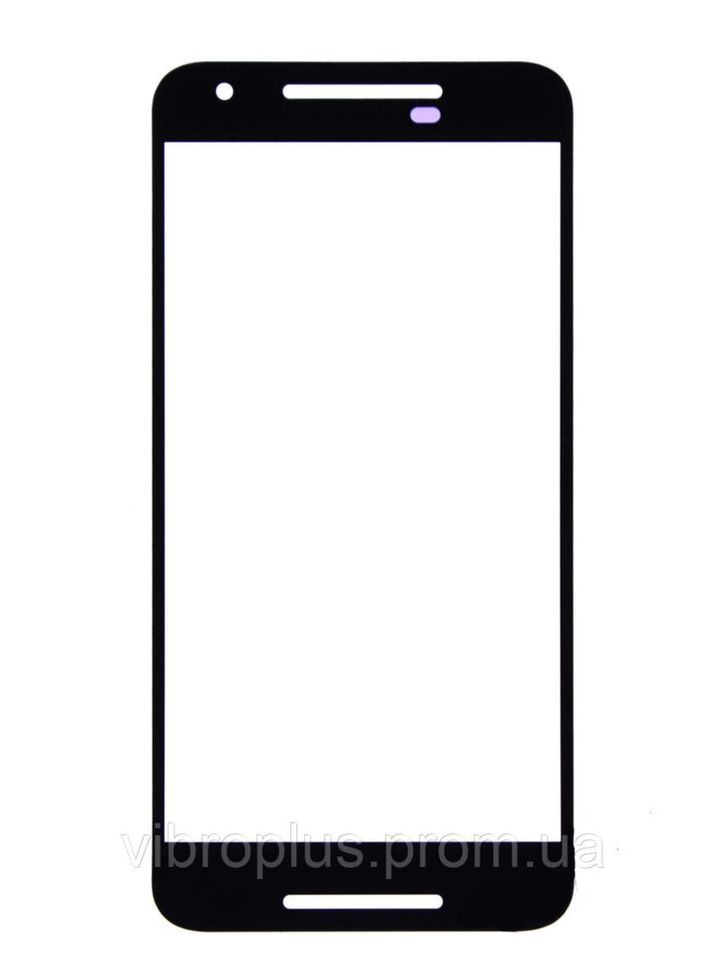Скло екрану (Glass) LG H791 Google Nexus 5X, чорний