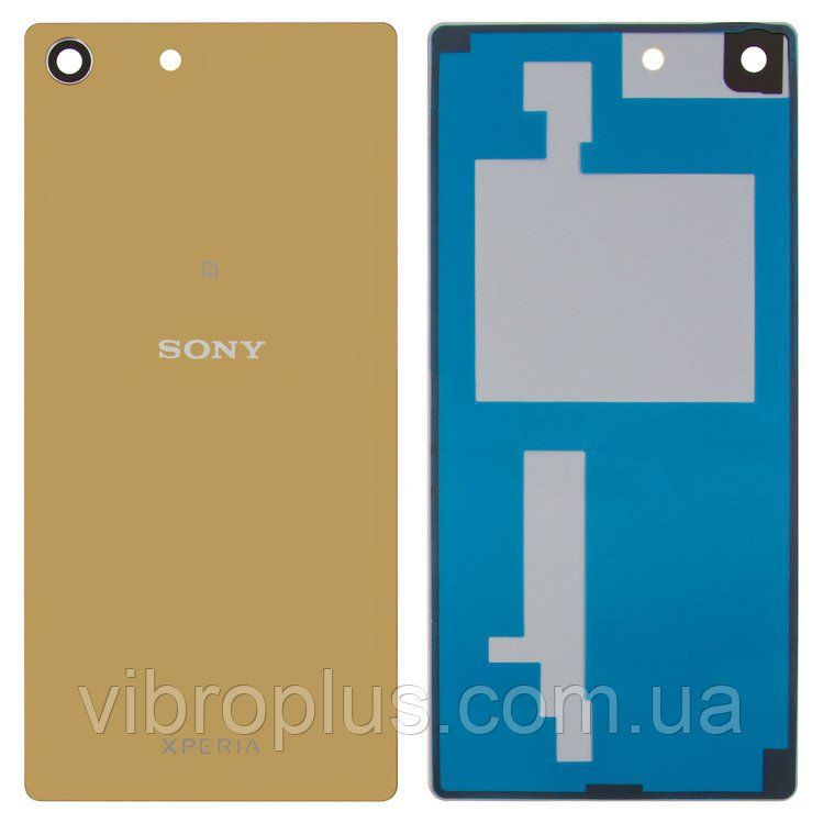 Задняя крышка Sony E5603, E5606, E5653, E5633 Xperia M5, E5663 Xperia M5 Dual, золотистая