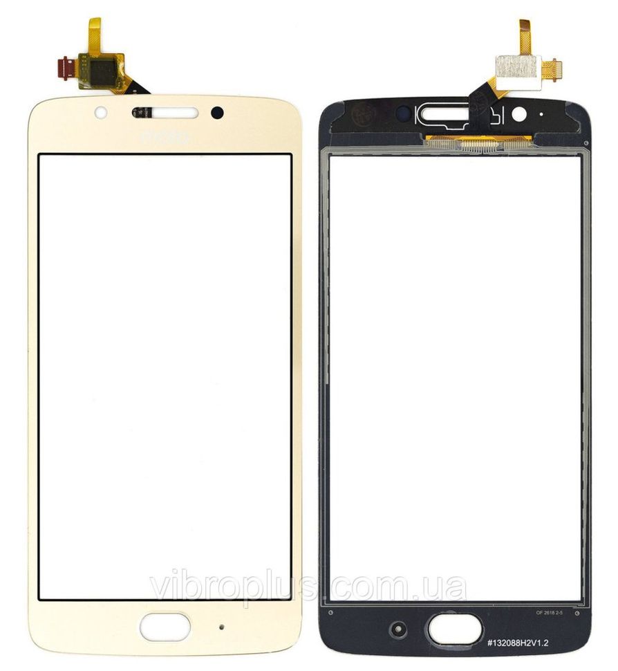 Тачскрін (сенсор) Motorola XT1676 Moto G5, золотистий