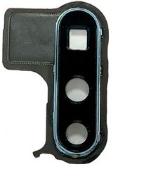 Стекло камеры Huawei P30 Pro (VOG-L09, VOG-L29) с серебристой рамкой, черное