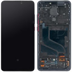 Дисплей Xiaomi Mi 9T, Mi 9T Pro, Redmi K20, Redmi K20 Pro OLED з тачскріном і рамкою, чорний Carbon Black