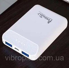 Power Bank Avantis A328 Mini (10000 mAh) білий, зовнішній акумулятор