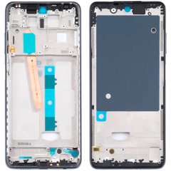 Рамка крепления дисплея (корпус) Xiaomi Poco X3, Poco X3 Pro, Poco X3 NFC, черная