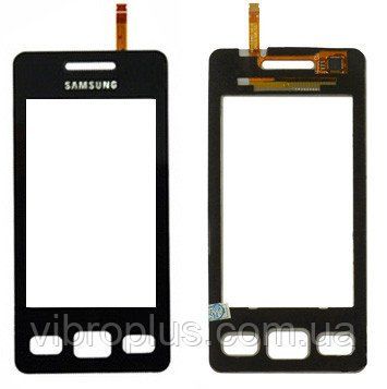 Тачскрин (сенсор) Samsung S5260, черный