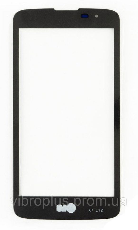 Скло екрану (Glass) LG K350E K8, чорний