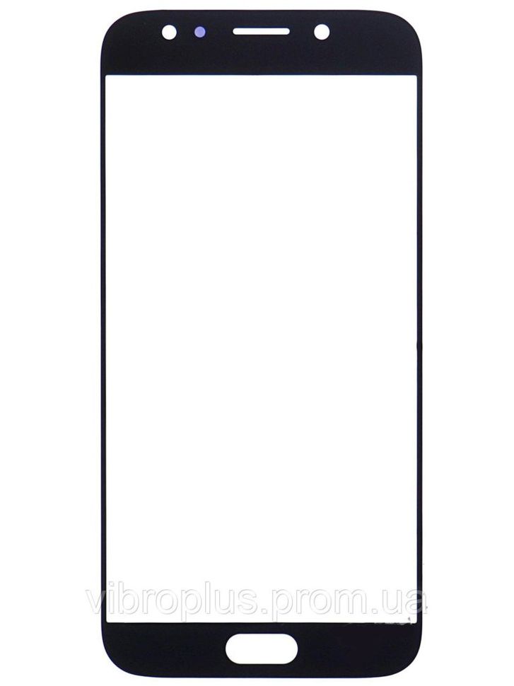 Скло екрану (Glass) Samsung J730F Galaxy J7 (2017), black (чорний)