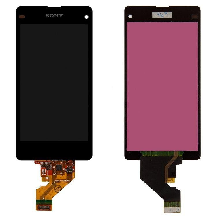 Дисплей (екран) Sony Xperia Z1 Compact D5503 з тачскріном в зборі, чорний