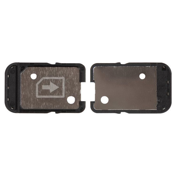 Лоток для Sony F3113 Xperia XA, F3115 держатель (слот) для SIM-карти, чорний